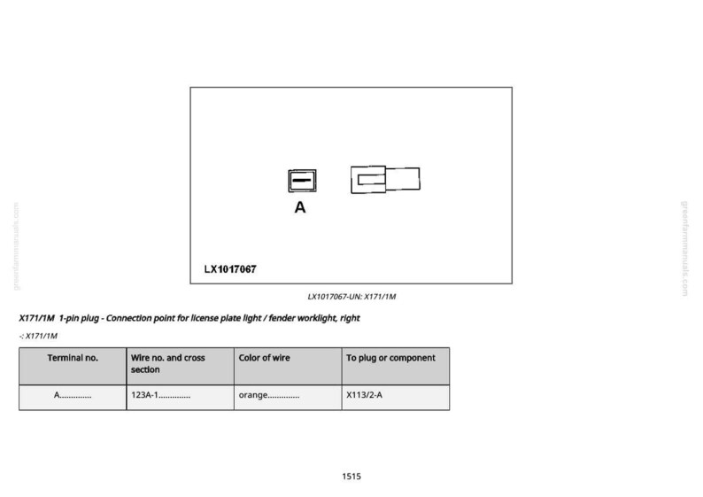 K&ouml;nnte beinhalten: Diagramm einer elektrischen Komponente, mit einem 1-poligen Stecker f&uuml;r Kennzeichenbeleuchtung oder Kotfl&uuml;gelarbeitslicht. Das Diagramm enth&auml;lt eine Tabelle mit Drahtdetails, einschlie&szlig;lich eines orangefarbenen Drahtes.