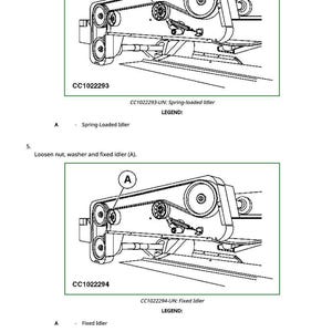 John Deere 625, 630, 635, 830 en 835 reparatiehandleiding maaier-kneuzers (pdf) | Servicewerkplaats | Direct downloaden afbeelding 4