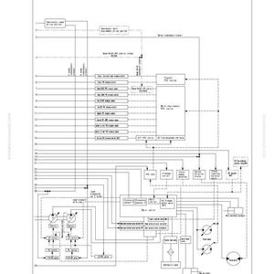 Peut inclure: Sch&eacute;ma technique en noir et blanc avec des l&eacute;gendes et des lignes, repr&eacute;sentant la structure et le fonctionnement d'un syst&egrave;me. Le texte comprend "Structure, function and maintenance standard" et "PC270, 270LC-8".