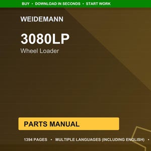 Weidemann 3080Lp ホイールローダー パーツマニュアル PDF | 図解カタログ | 即時ダウンロード 画像 1