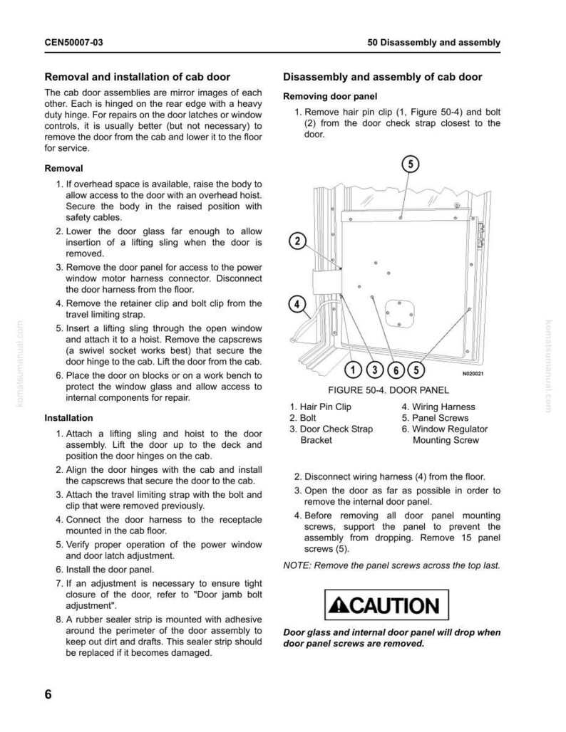 Komatsu 960E-1 Dumper Servicehandbok Reparation Verkstad PDF Ladda ner bild 10