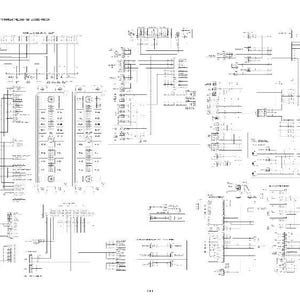 May include: A detailed black and white technical diagram with numerous lines, symbols, and text annotations. The diagram appears to be a schematic or blueprint, likely for an electrical or mechanical system. The image is a full page with the number "244" at the bottom.