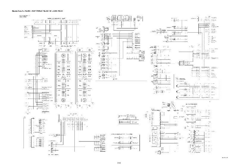 May include: A detailed black and white technical diagram with numerous lines, symbols, and text annotations. The diagram appears to be a schematic or blueprint, likely for an electrical or mechanical system. The image is a full page with the number "244" at the bottom.