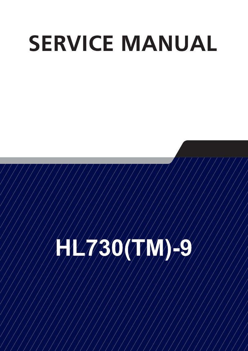 Manuel d'entretien de la chargeuse sur pneus HYUNDAI HL730(TM)-9 | PDF | Téléchargement instantané image 1