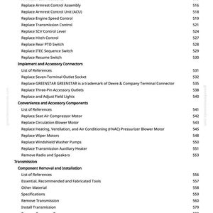 John Deere 8230T, 8330T, 8430T Tractor Repair Manual Pdf | Service Workshop | Instant Download image 10