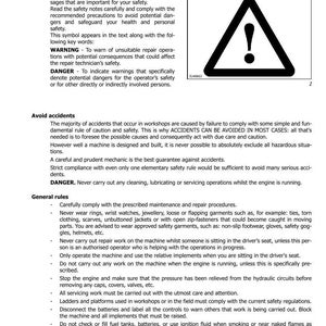 K&ouml;nnte beinhalten: Eine Seite mit Sicherheitsinformationen mit dem Titel "SAFETY NOTES" und einem Warnsymbol. Sie enth&auml;lt Sicherheitswarnungen, allgemeine Regeln und Anweisungen zur Unfallverh&uuml;tung. Das Dokument ist vom Juli 2011.