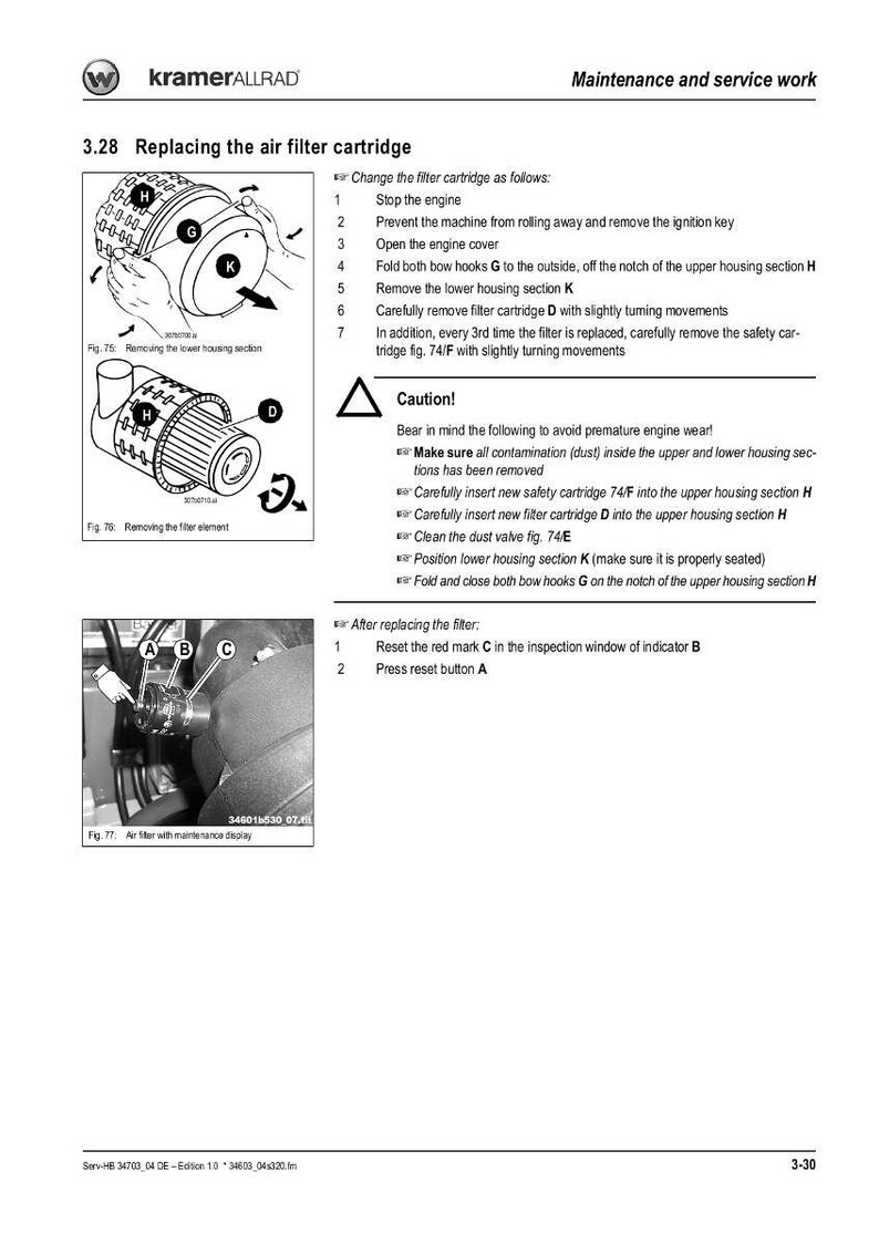 Wacker neuson kramer 950 1150 Wheel loader Repair Manual PDF | Service Workshop | Instant Download image 5