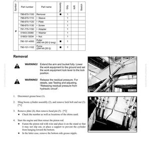 Komatsu PC300LC-8 PC300HD-8 Hydraulisk grävmaskin Servicemanual Reparation Verkstad PDF-nedladdning bild 10