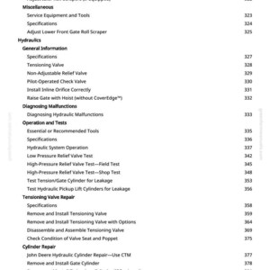 Teknisk manual för John Deere 440E och 450E balpress i PDF-format | Nedladdning direkt bild 6
