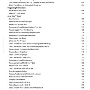 Teknisk manual för John Deere 450 M, 450 M förskärare och 550 M balpress i PDF-format | Direkt nedladdning bild 9