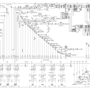 May include: A detailed electrical schematic diagram in black and white, featuring complex wiring and component symbols. The diagram includes text indicating it is for the VHML Interface & ORBCOMM Modules, dated April 06, and sheet 32 of 36.
