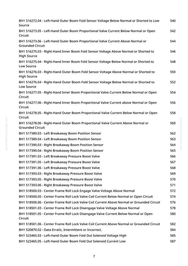 John Deere 410R, 412R, 612R, 616R självgående sprutor Diagnostikmanual Pdf | Direkt nedladdning bild 7
