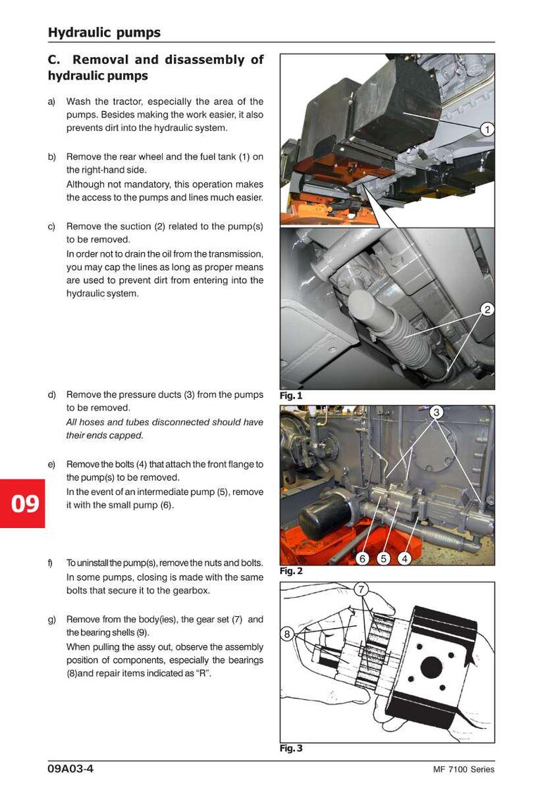 Massey ferguson 7100 Series 7140 7180 Tractor Service Manual PDF | Workshop Repair | Instant Download image 7