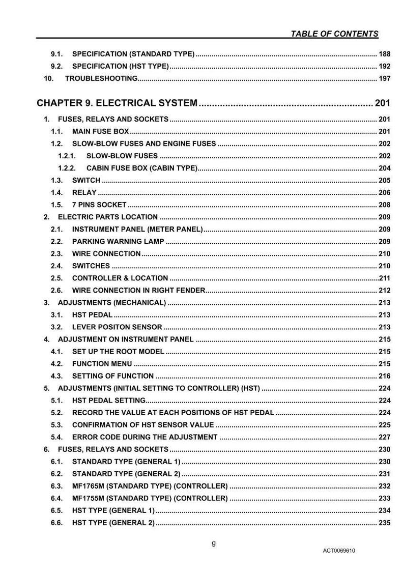 Massey ferguson 1750 1755 1765 M Tractor Service Manual PDF | Workshop Repair | Instant Download image 10