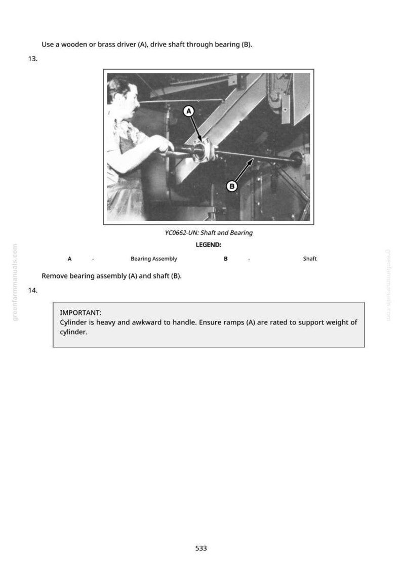Teknisk manual för John Deere C120-tröska i PDF-format | Nedladdning direkt bild 7