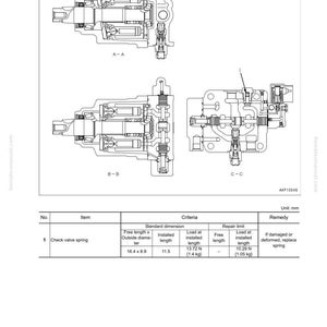 Komatsu PC800 PC850 Hydraulisk grävmaskin Servicemanual PDF bild 10