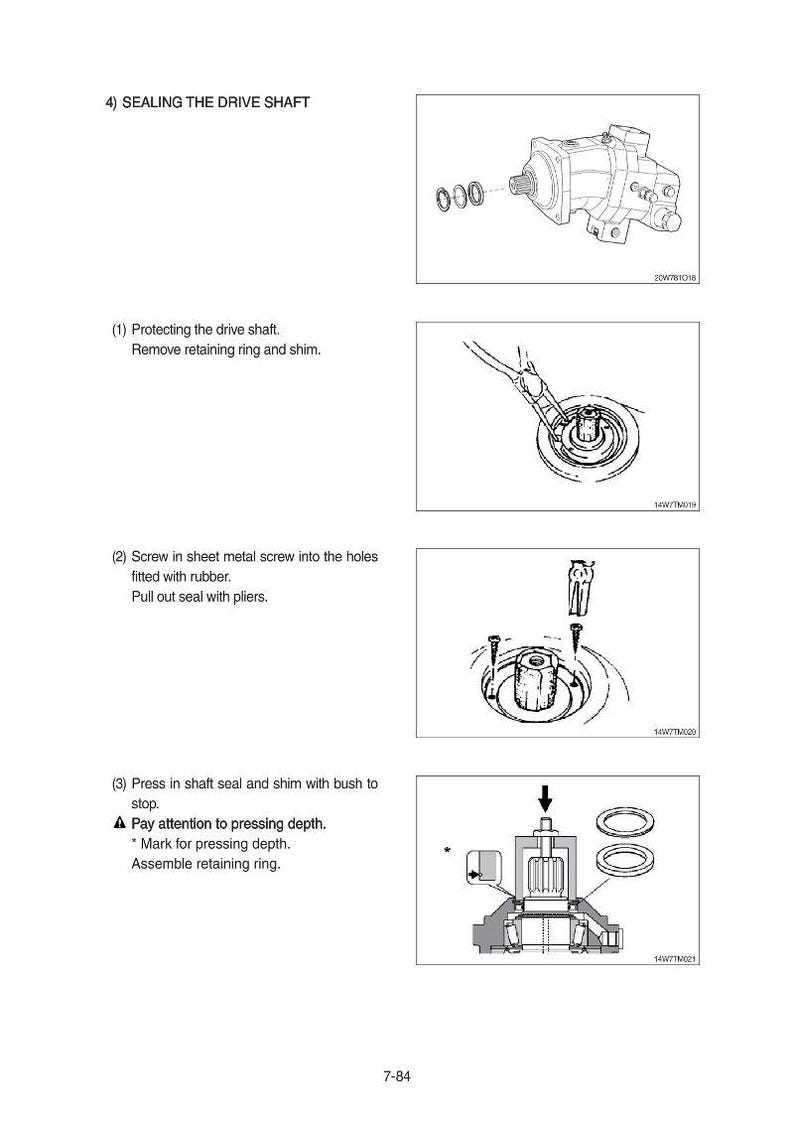 HYUNDAI R55W-9A Wheel Excavator Service Manual | PDF | Instant Download image 4