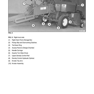 Massey ferguson 1841 Small square baler Service Manual PDF | Workshop Repair | Instant Download image 9