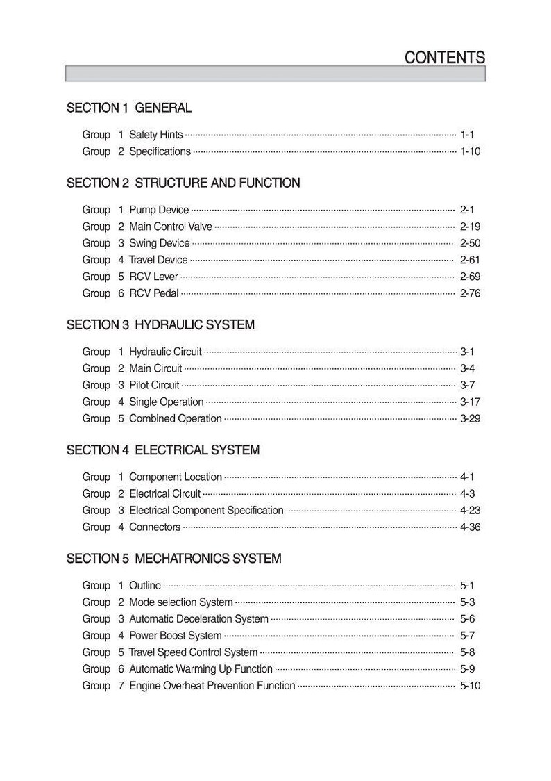HYUNDAI HX160,180A L Bandgrävmaskin Servicemanual | PDF | Direktnedladdning bild 1