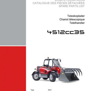 Manual de piezas de la cargadora de ruedas Weidemann 4512Cc35 en formato PDF / Catálogo ilustrado / Descarga instantánea imagen 2