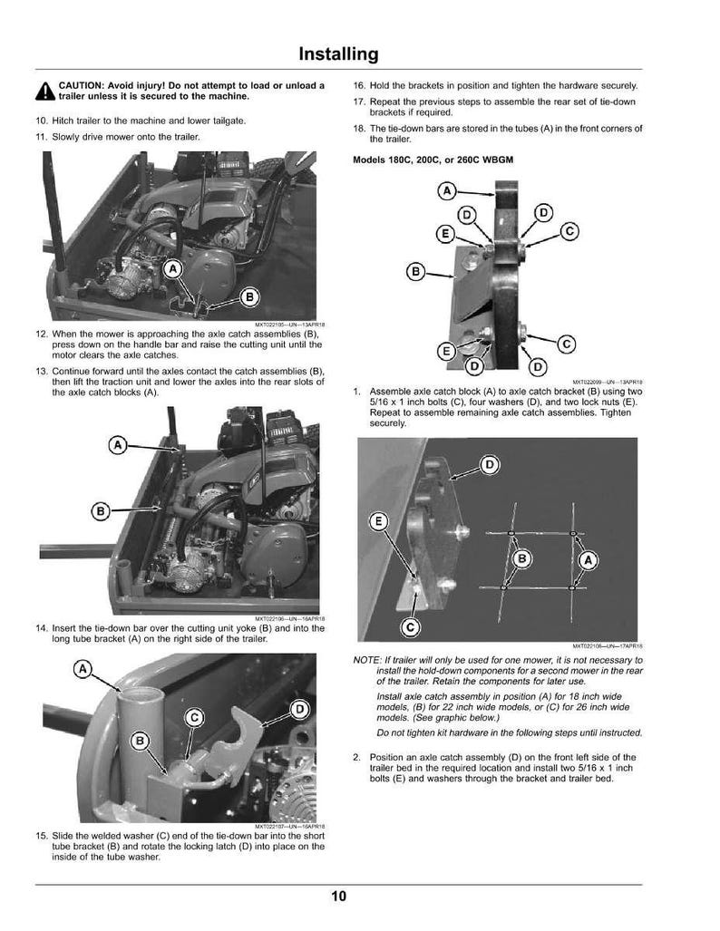John Deere 22B gräsklipparmanual PDF | Ägarhandbok | Direkt nedladdning bild 9