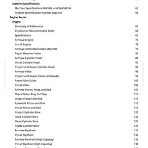 John Deere Xuv 560E S4, Xuv 560E Utility Vehicle Technical Manual Pdf | Instant Download image 4
