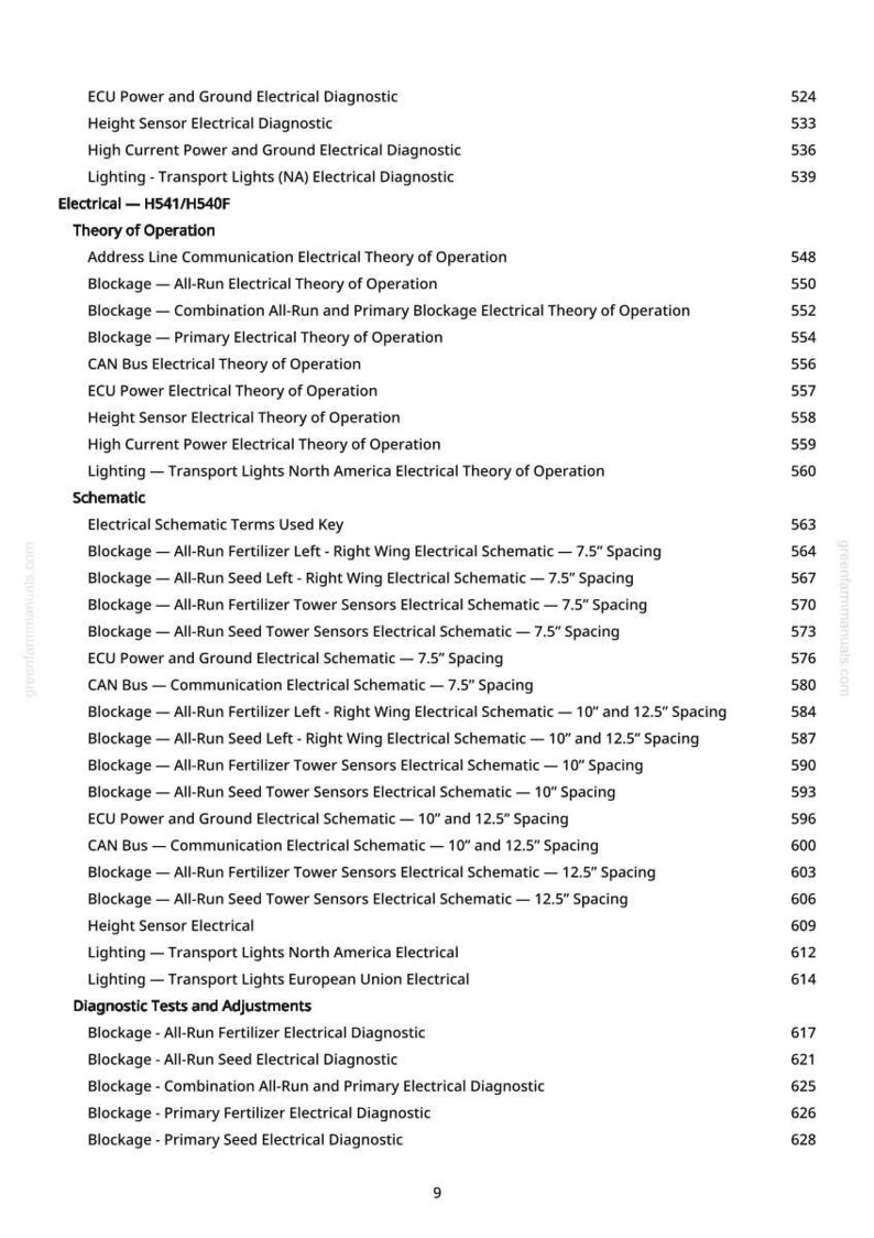 John Deere H560f, H550f, H540f, 1830, H550, H561, H541, 1835 Lufthackans Diagnostikmanual Pdf | Direkt Nedladdning bild 9