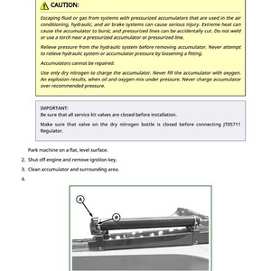 John Deere 1612D E, 2010D E, 2014D E, 2412D E Utkastarskrapor Teknisk manual Pdf | Direkt nedladdning bild 7