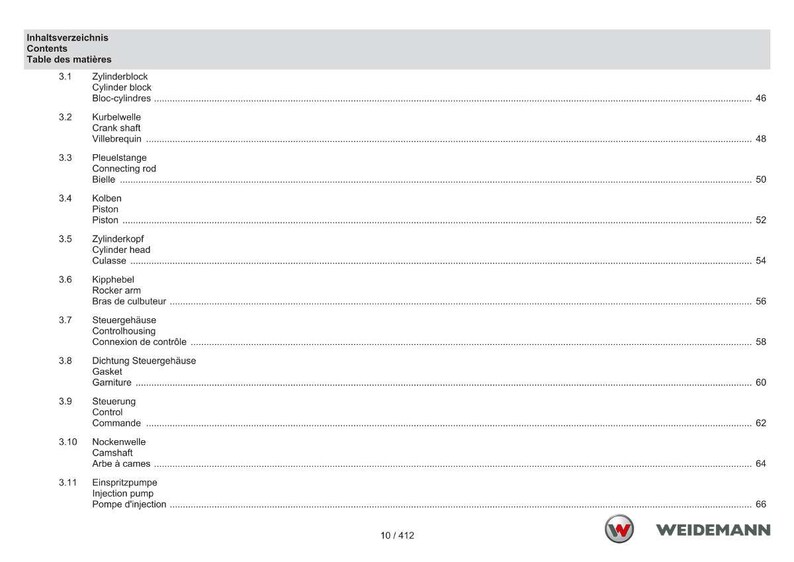 Weidemann 2070Cx50 t Teleskoplastare Reservdelsmanual PDF | Illustrerad katalog | Direktnedladdning bild 10