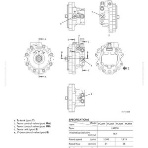 Komatsu PC30R-8 PC35R-8 PC40R-8 PC45R-8 Excavator Service Manual image 4