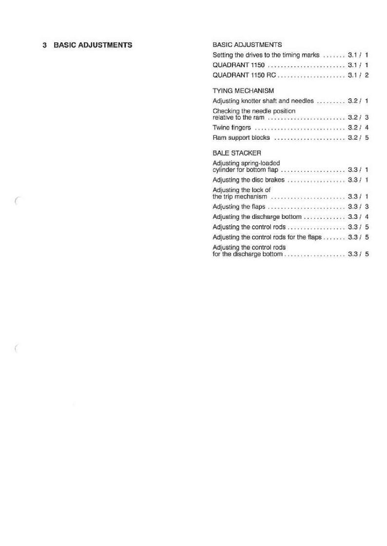 Claas Quadrant 1150 1150rc Baler Repair Manual PDF | Service Workshop | Instant Download image 3