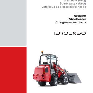 Weidemann 1370Cx50 Wheel loader Parts Manual PDF | Illustrated Catalog | Instant Download image 2
