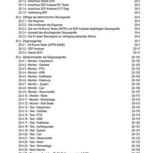 Pode incluir: Um sum&aacute;rio detalhado em texto preto sobre fundo branco, listando calibra&ccedil;&otilde;es eletr&ocirc;nicas, diagn&oacute;sticos e t&oacute;picos relacionados. O documento inclui se&ccedil;&otilde;es e subse&ccedil;&otilde;es numeradas.