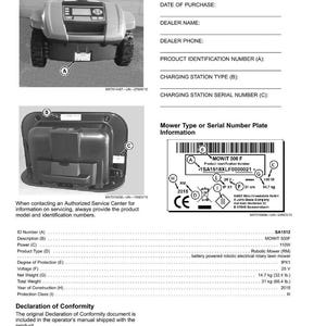John Deere Mowit 500F Serie II Robotgräsklippare Bruksanvisning PDF | Ägarhandbok | Direkt nedladdning bild 3