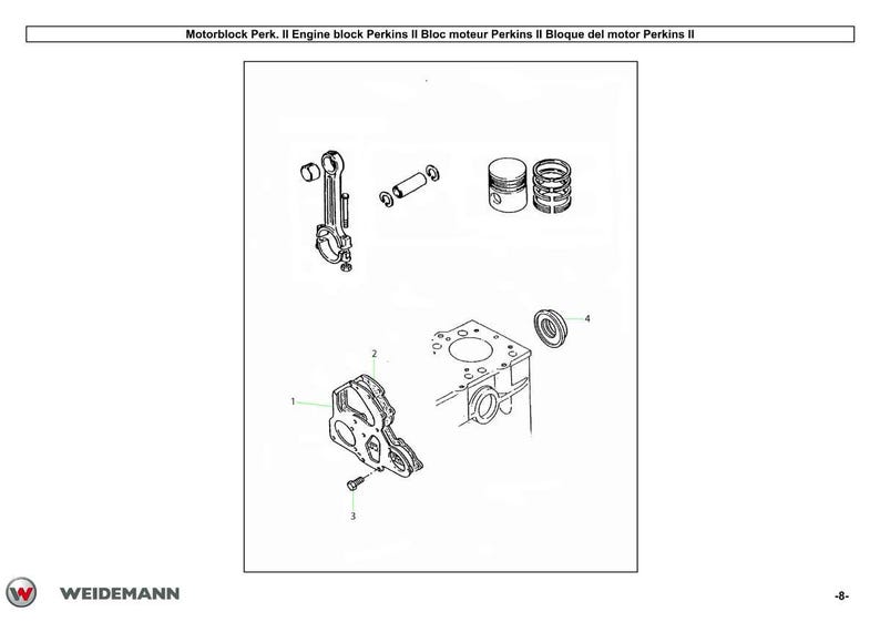 Perkins 103 11 Engine Parts Manual PDF | Illustrated Catalog | Instant Download image 8