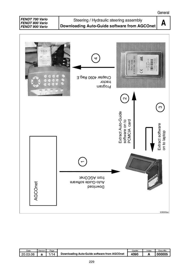 Fendt 700 800 900 Vario Autoguide system Workshop Manual PDF | Service Repair | Instant Download image 7
