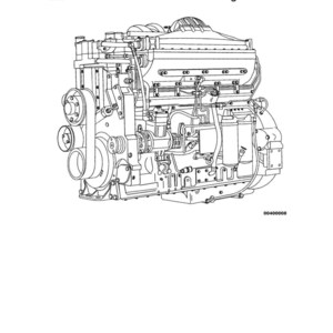 以下が含まれることがあります： QSK19シリーズエンジンの詳細な白黒イラスト。ショップマニュアルからの画像で、Cumminsのロゴと「Shop Manual QSK19 Series Engines」のテキストが含まれています。Copyright 1997, Cummins Engine Company, Inc.
