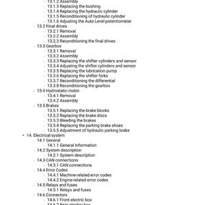Manual de servicio para la cosechadora Massey Ferguson 7380 7382 Centora con nivelación automática (PDF) / Reparación de taller / Descarga instantánea imagen 9
