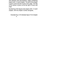 May include: A page from a manual with the title "Structure of the manual." The text explains the manual's organization, including chapters, sections, and page numbering. The example shows how to find a figure. The page number is 1-5.