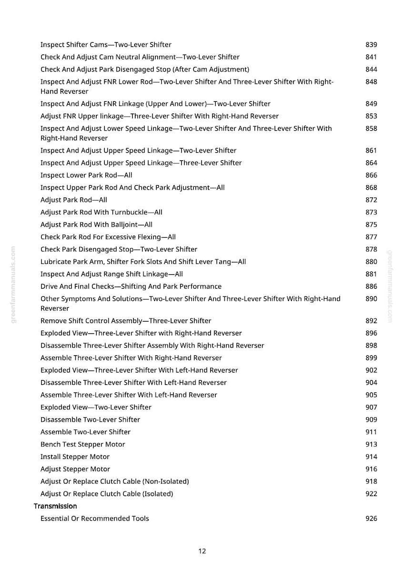 John Deere 7710, 7610, 7810 traktor reparationsmanual PDF | Serviceverkstad | Direkt nedladdning bild 10
