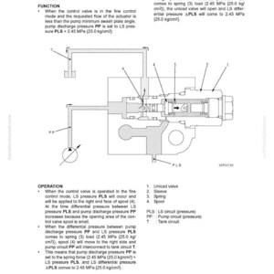 Komatsu PC130-7 hydraulisk grävmaskin servicemanual PDF bild 4