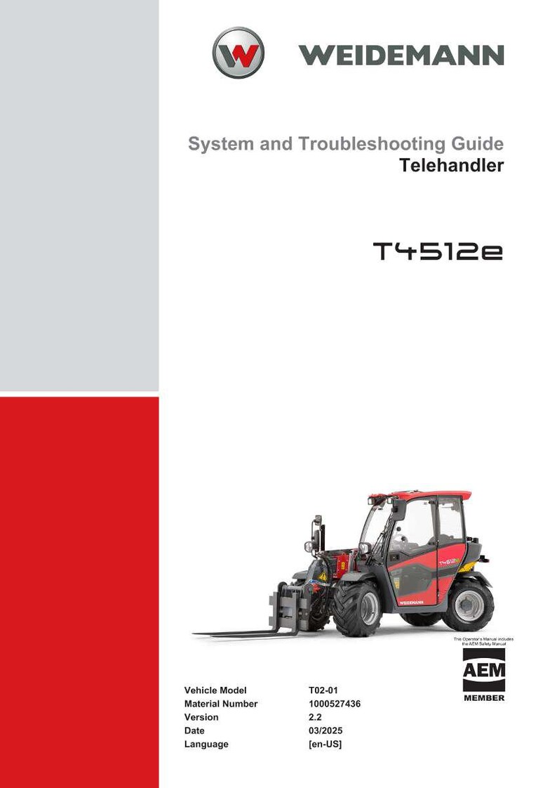 Weidemann T4512e Telehandler Troubleshooting Manual PDF | Diagnostic Guide | Instant Download image 2