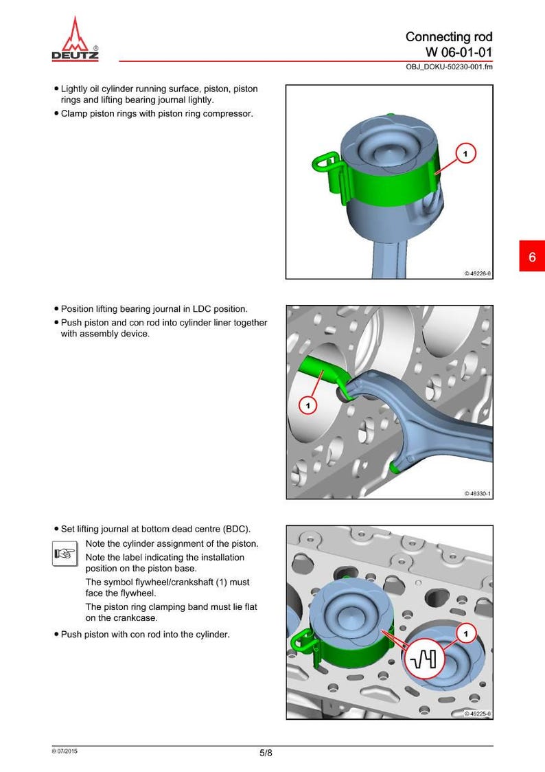 Deutz Ttcd 6.1 l6 Engine Workshop Manual PDF | Service Repair | Instant Download image 4