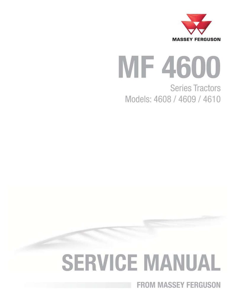 Massey ferguson 4600 Series 4608 4609 4610 Tractor Service Manual PDF | Workshop Repair | Instant Download image 2