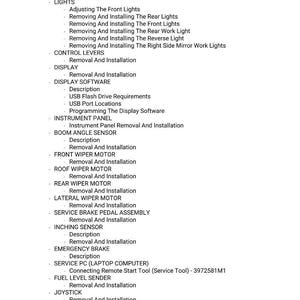 Massey Ferguson TH 7035RC 7035XRC 7035BRC Stage 5 Teleskoplastare Servicemanual PDF | Verkstadsreparation | Direktnedladdning bild 10
