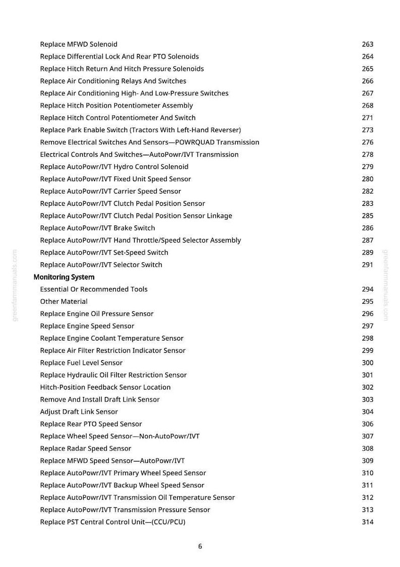 John Deere 7710, 7610, 7810 traktor reparationsmanual PDF | Serviceverkstad | Direkt nedladdning bild 6