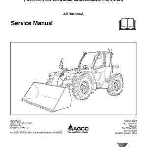 Massey Ferguson TH 7035RC 7035XRC 7035BRC Stage 5 Teleskoplastare Servicemanual PDF | Verkstadsreparation | Direktnedladdning bild 2