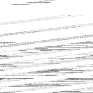 K&ouml;nnte beinhalten: Abstrakte Schwarz-Wei&szlig;-Illustration mit horizontalen und diagonalen Linien. Die Linien variieren in Dicke und Dichte und erzeugen einen strukturierten Effekt. Das Bild hat eine minimalistische &Auml;sthetik.