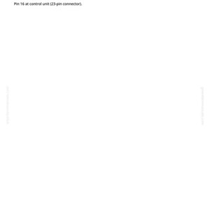 May include: A white page with the text "CCU 520242.05 - Ladder Down". The text below reads "Current below normal or open circuit. Minor than < 100 mA. Pin 16 at control unit (23-pin connector)."