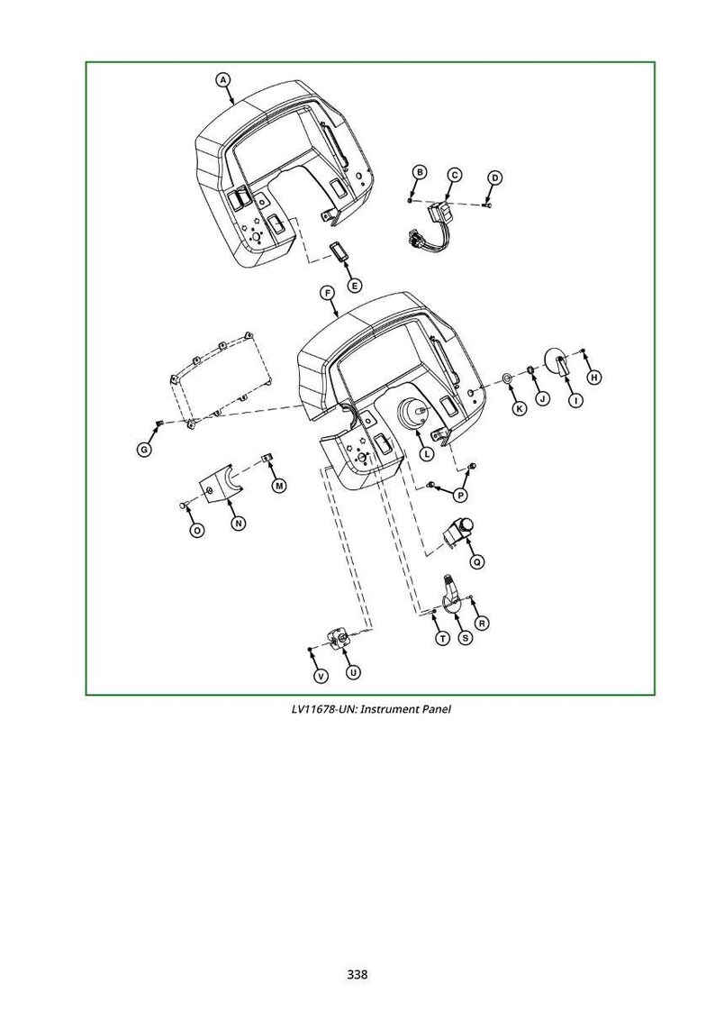 May include: Line drawing of an instrument panel with various components labeled with letters. The text "LV11678-UN: Instrument Panel" is at the bottom. The image is in black and white.